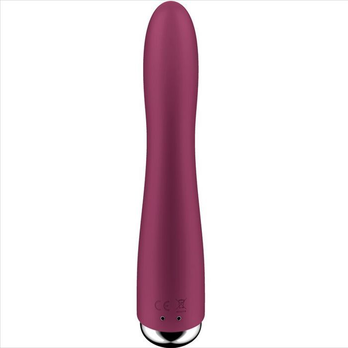 Vibromasseur rotatif point g - satisfyer - spinning vibe 1 - rouge