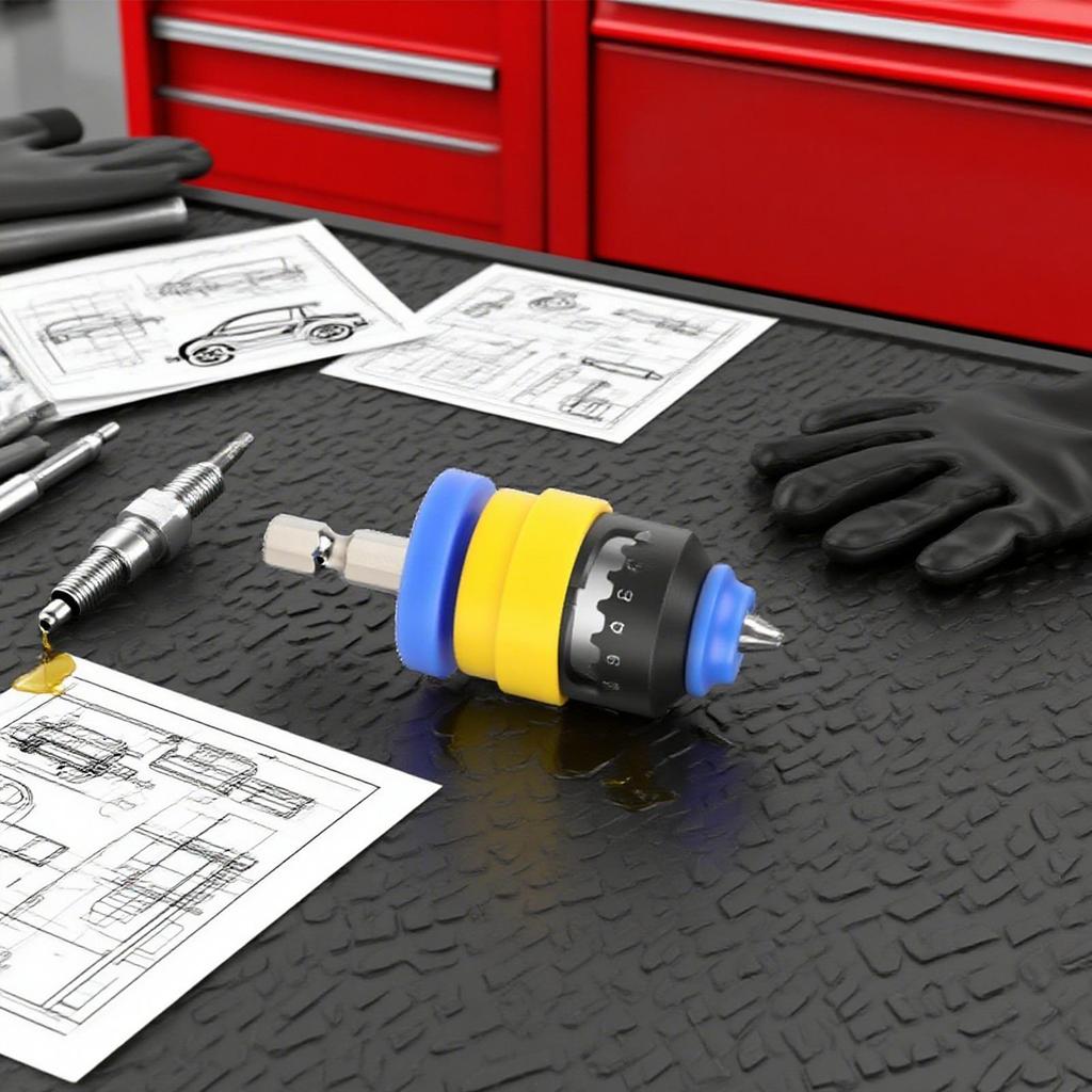 Schraubendreher-Bit-Halter 7-stufig einstellbare Schraubtiefe Bit-Halter Sechskantschaft Magnetischer Positionierungsadapter zum Bohren Elektrisch