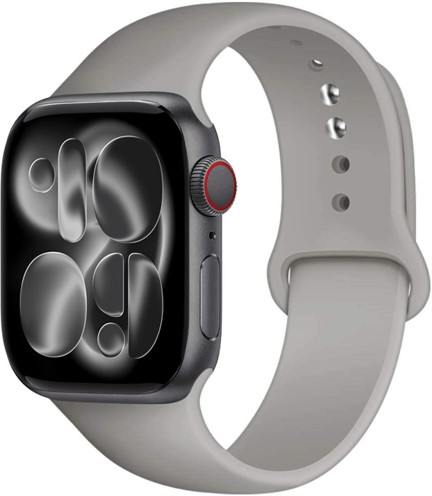 Silicone strap For Apple Watch 11 band 44mm 40mm 49mm 45mm 41mm 38 46mm 42mm correa bracelet iWatch series 9 8 7 6 SE ultra 2 3