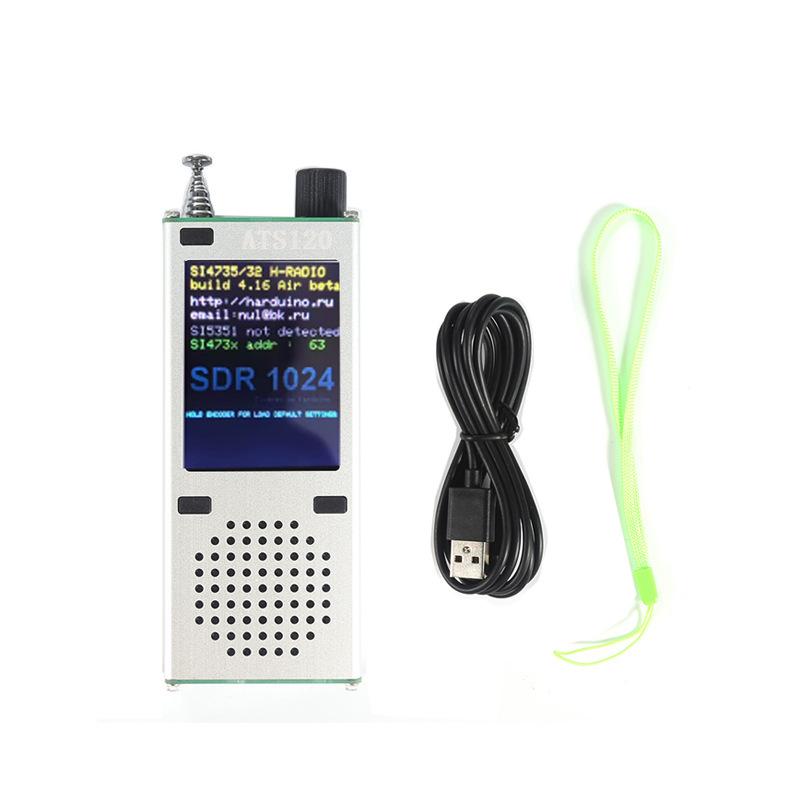 Receptor de Rádio FM com Tela Sensível ao Toque e Transmissor de Áudio ATS120