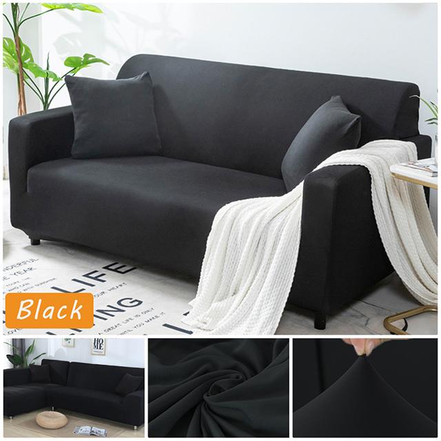 Elastic Plain Solid Sofa Cover Stretch Allinclusive Couch Cover For Living Room Corner Armchair Sofa Case L Shape Need Buy