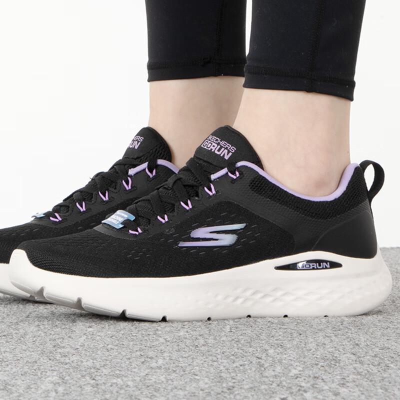 Skechers Women's Casual Running Shoes 129423-BKPR
