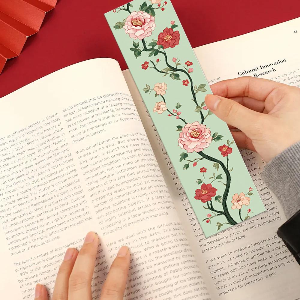 32 Stück, Morris Blumen Lesezeichen, perfekt für Lehrer, Leser und Buchliebhaber, perfekt für Geschenke, Partys und Geburtstage