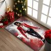 1pc Area Rug Appropriate for Office, Michael Jackson Star Carpet, Versatile Printed Chair Rug, Durable Home Sofa Carpet
