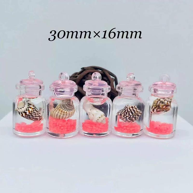 

Светящийся Прозрачный Кулон в виде Бутылки с Посланием, Раковины Морского Гребешка, Коробки для Изготовления Ювелирных Изделий, Подвески для DIY, Украшение для Дома