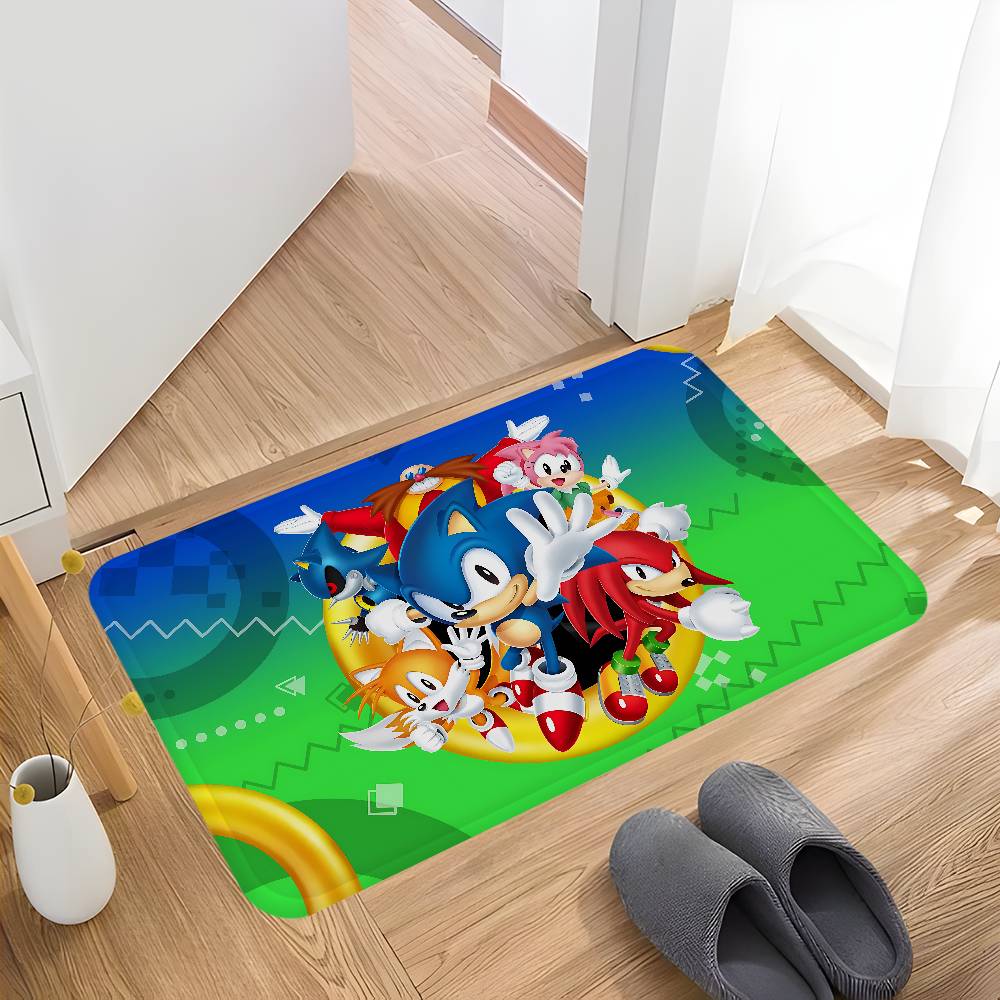 S-Sonics Game Cartoon Floor Mat Cheaper Anti-slip Modern Living Room Balcony Printed Bedside Mats