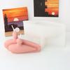 Couple Portrait Silicone Candle Mold Epoxy Resin Mould for DIY Soap Candle Making Handmade Craft Gypsum Decors