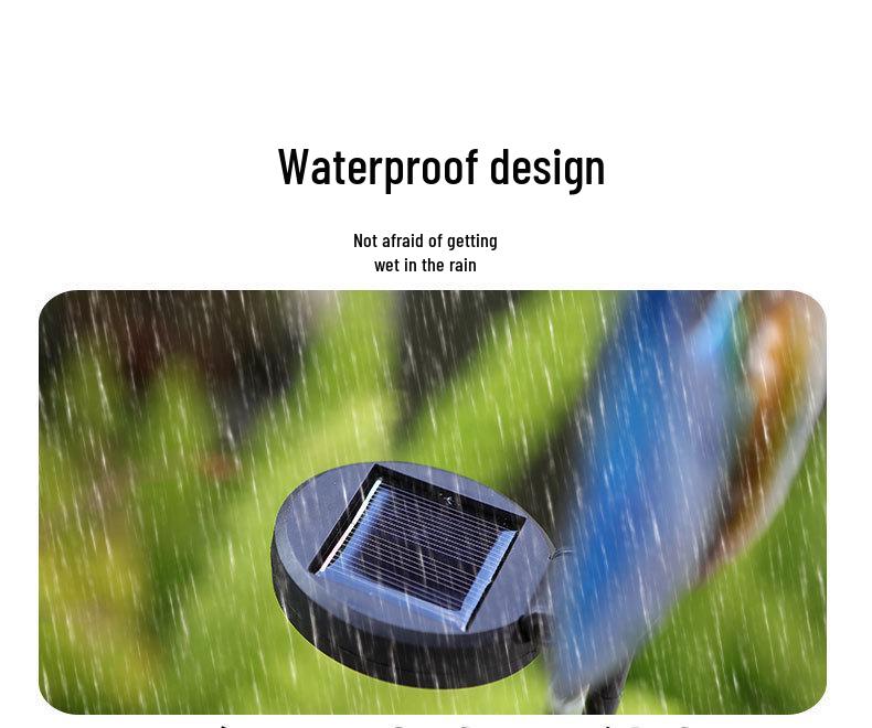 Solar Peacock Light: Waterproof Wrought Iron Garden Ornament for Lawn and Courtyard.