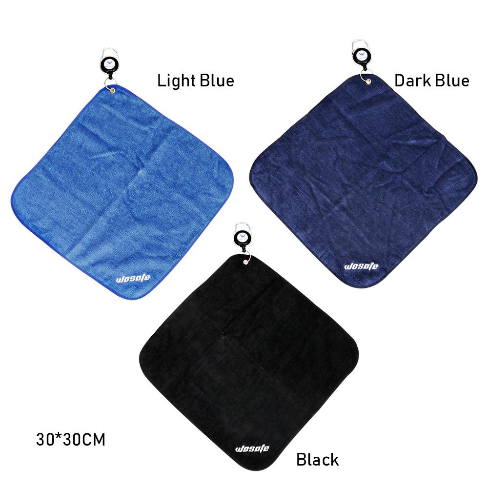 Cotton High Water Absorption Microfiber With Carabiner Hook Cleans Clubs Cleaning Towels Golf Towel