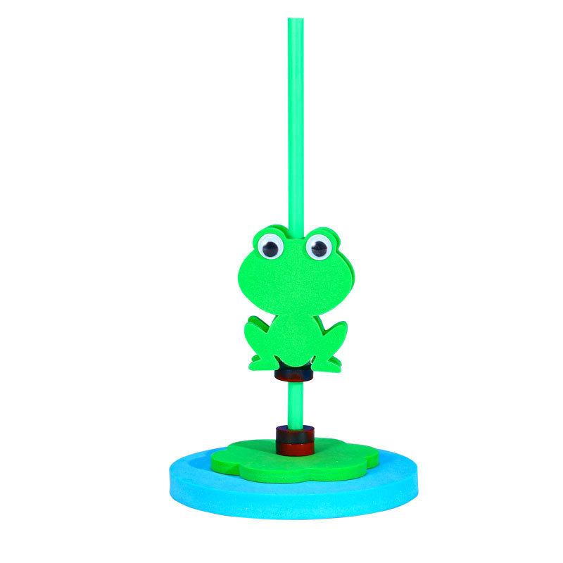 Magnet Bouncing Frog Experimental Assembly Material Set Children Puzzle Toy For Educational Play