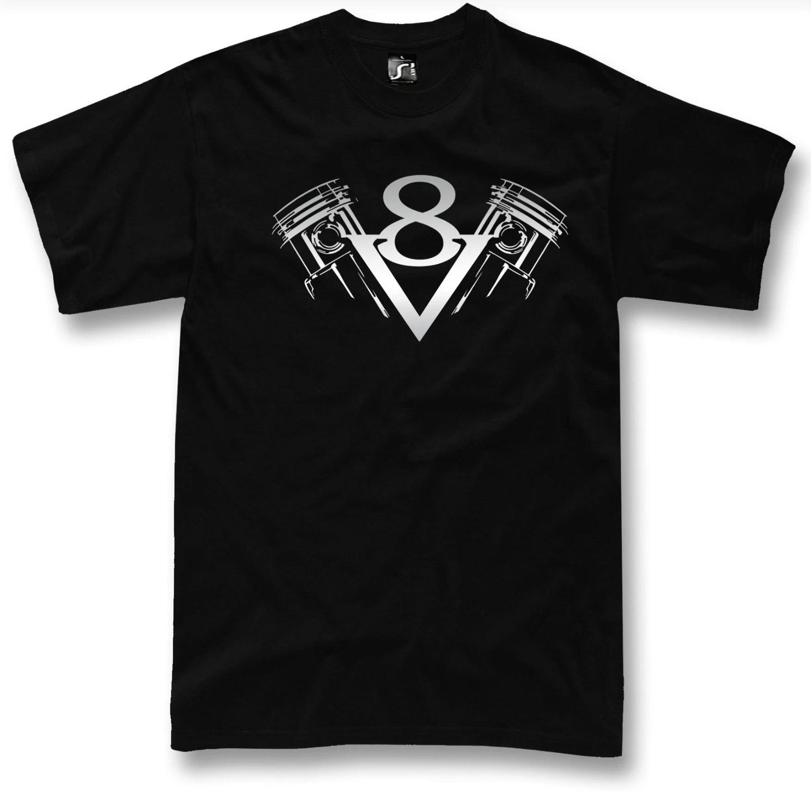 V8 T-Shirt engine Hemi Hot Rod Muscle big block cobra t-shirt S - 5XL XS