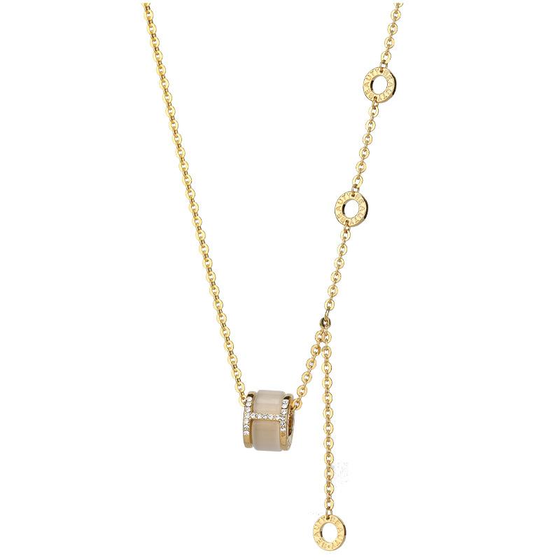 Suijue Small Waist Necklace Women'S Trend Opal Accessories Pendant Elegant Temperament Gift Jewelry