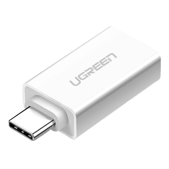 Adaptateur USB-A 3.0 - UGREEN - US-173 - Blanc - Transfert Rapide - Compatible Téléphones/tablettes
