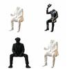 3D Printed Magician Statue Home Decoration Sitting Man Figurine  Bookshelf Decor