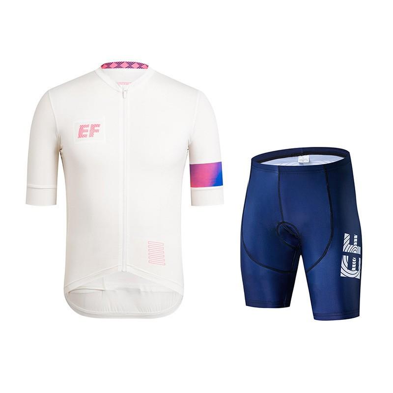 EF Short Sleeve Cycling Bib Set Breathable Road Bike Jersey Men Women Gear