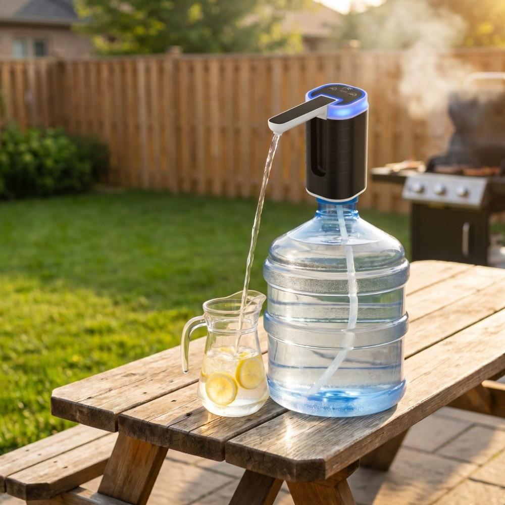 Foldable Electric Water Dispenser Powerful Pump Automatic Drinking Water Pump  Water Gallon Bottle