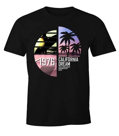Men s California Surfing Moonworks T-Shirt- 3XL