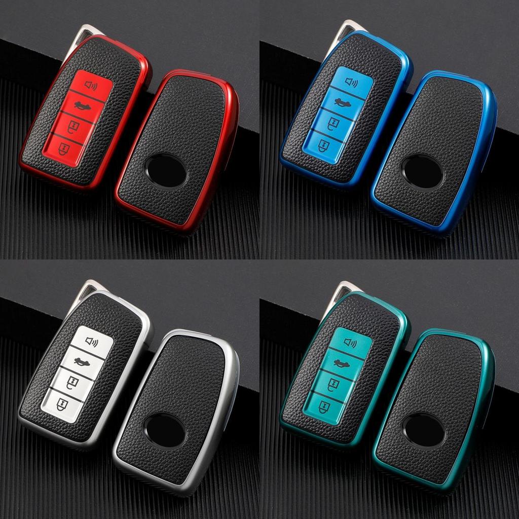 Leder TPU Auto Fernbedienung Schlüsselhülle Abdeckung Fob Für Lexus NX IS RX ES GX LX LS UX NX GS 200 260 300 350 NX200 NX300 RX350 ES300 Schlüssellos