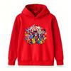 Kids Boys Girls Funny Circus Cartoon Print Hoodie Casual Long Sleeve Pullover Hooded Sweatshirt For Children Daily Wear