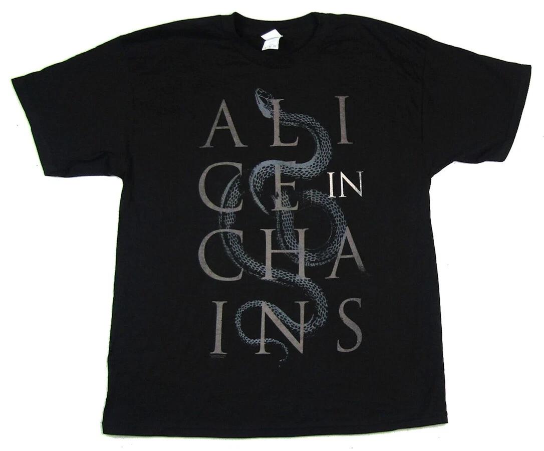 Alice In Chains-Snake-Black T-shirt L