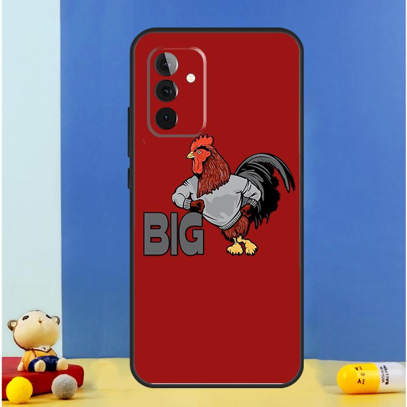 Cartoon Chicken Rooster Case For Samsung Galaxy A34 A14 A24 A15 A25 A12 A22 A32 A52 A51 A71 A13 A33 A53 A54 Cover