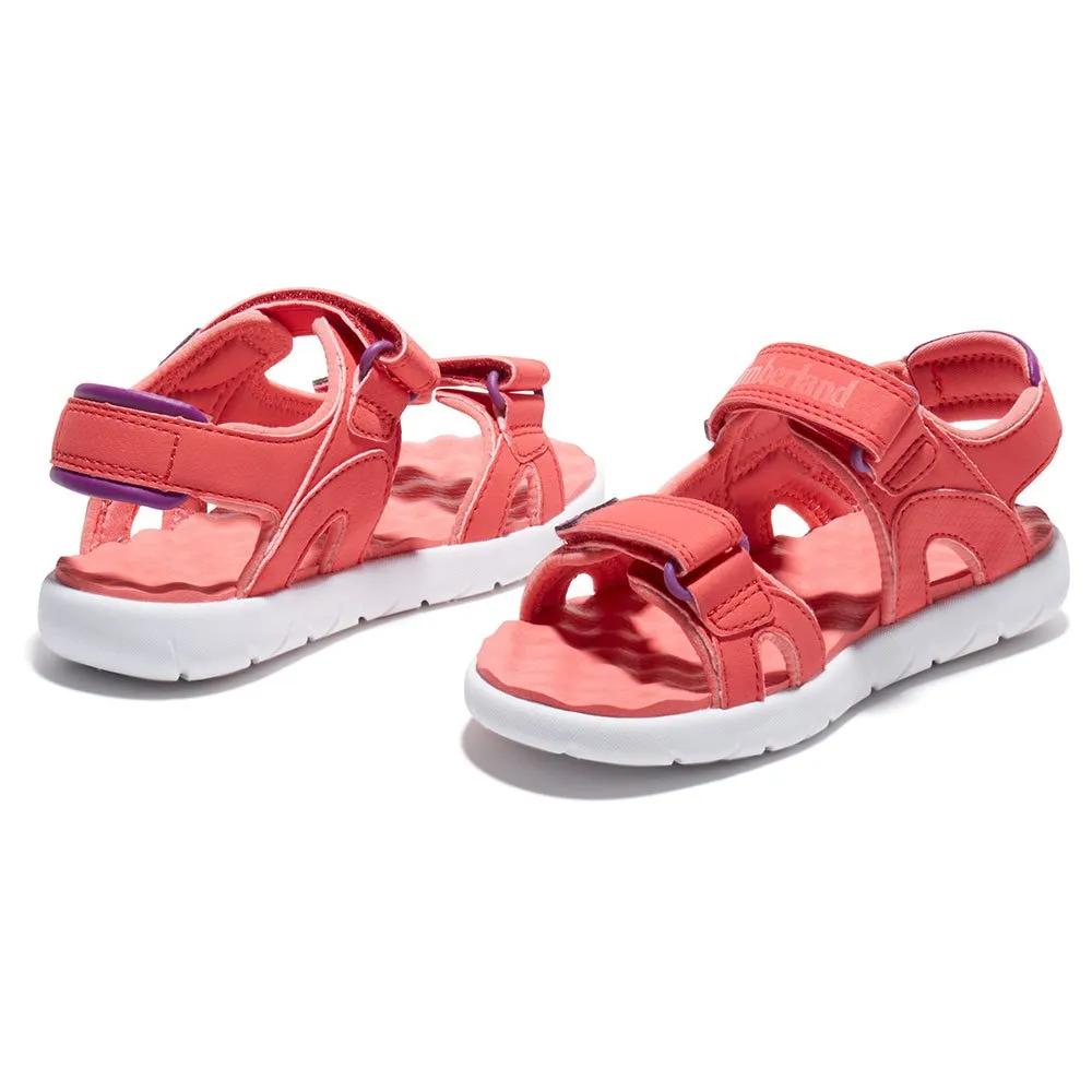 Timberland Perkins Row 2 Strap sandals lightweight eco-friendly Red