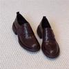 Retro-style Women's Versatile Round-toe Shoes, Single Shoes for Women