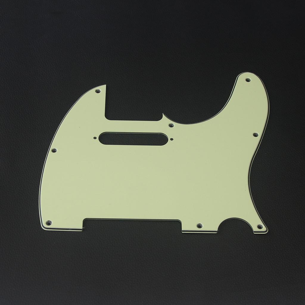 FLEOR 1 ks 8 otvorů TL elektrická kytara Pickguard Kryt proti poškrábání S šrouby pro pickguard
