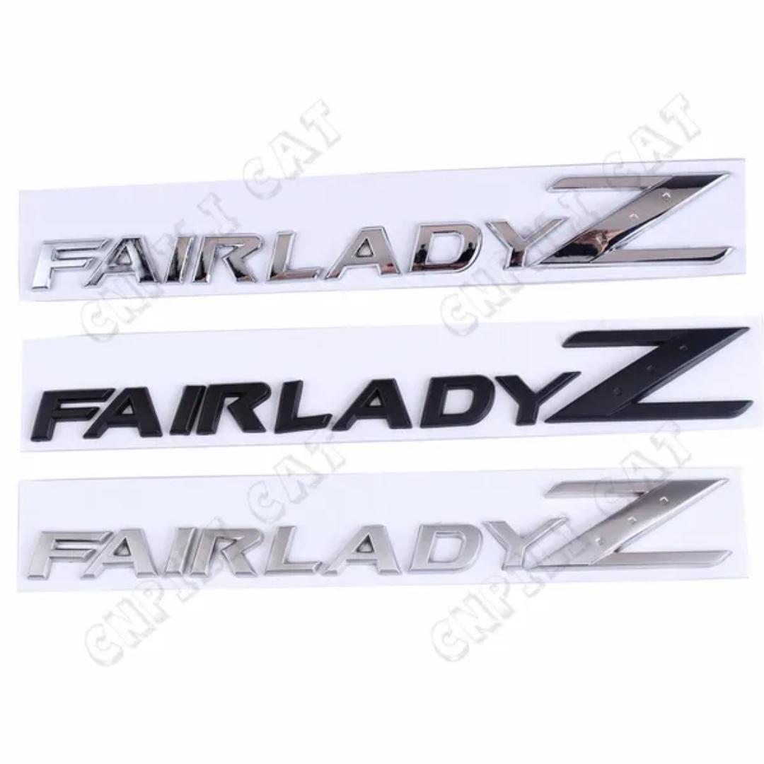 

3D FAIRLADY Z логотип автомобиля сплав кузова эмблема наклейки для NIS/SAN Z Z33 Z34 350Z 370Z