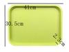 ABS anti slip plastic tray brown red green yellow color plastic plate fruit tray restaurant snake bar tea cake bread food dish