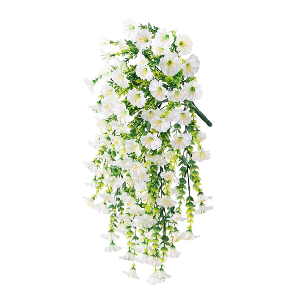 Artificial Hanging Morning Glory Flower Artificial Flower Vine Morning Outdoor Garden Porches Yard Decor DIY Hanging Fake Plant