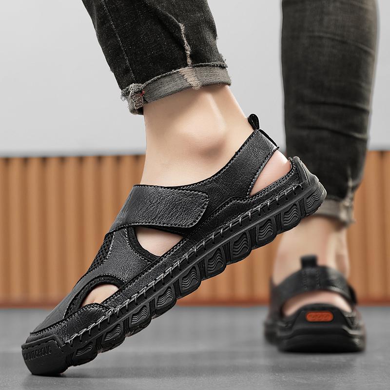 Модные дизайнерские мужские сандалии — фото 5