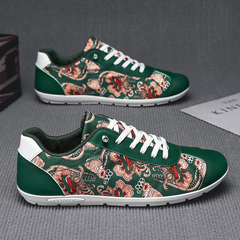 Chinese Style Men's Shoes Guochao Board Shoes Sports and Leisure Forrest Gump Shoes Internet Celebrity Fashion Explosion Ins Korean Version of Versat