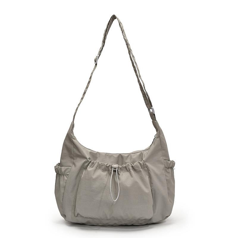 Literary and artistic youth shoulder bag women's ins style solid color niche design trend fashion messenger bag trend tote bag