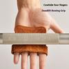 Non-Slip Bovine Hide Weight Lifting Gloves For Women And Men Four Fingers Palm Protection Gym Training Accessories
