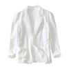 Spring and Summer New Men's Blazer Korean Style Suits&blazers Slim Fit Linens Cotton Casual Jackets Breathable Commuter Men Clothing