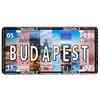 Europa Stadt 15x30CM Schild Metallschild Vintage Plakette Blechschild Wanddeko Für Bar Land Irland/Paris/Prag Poster