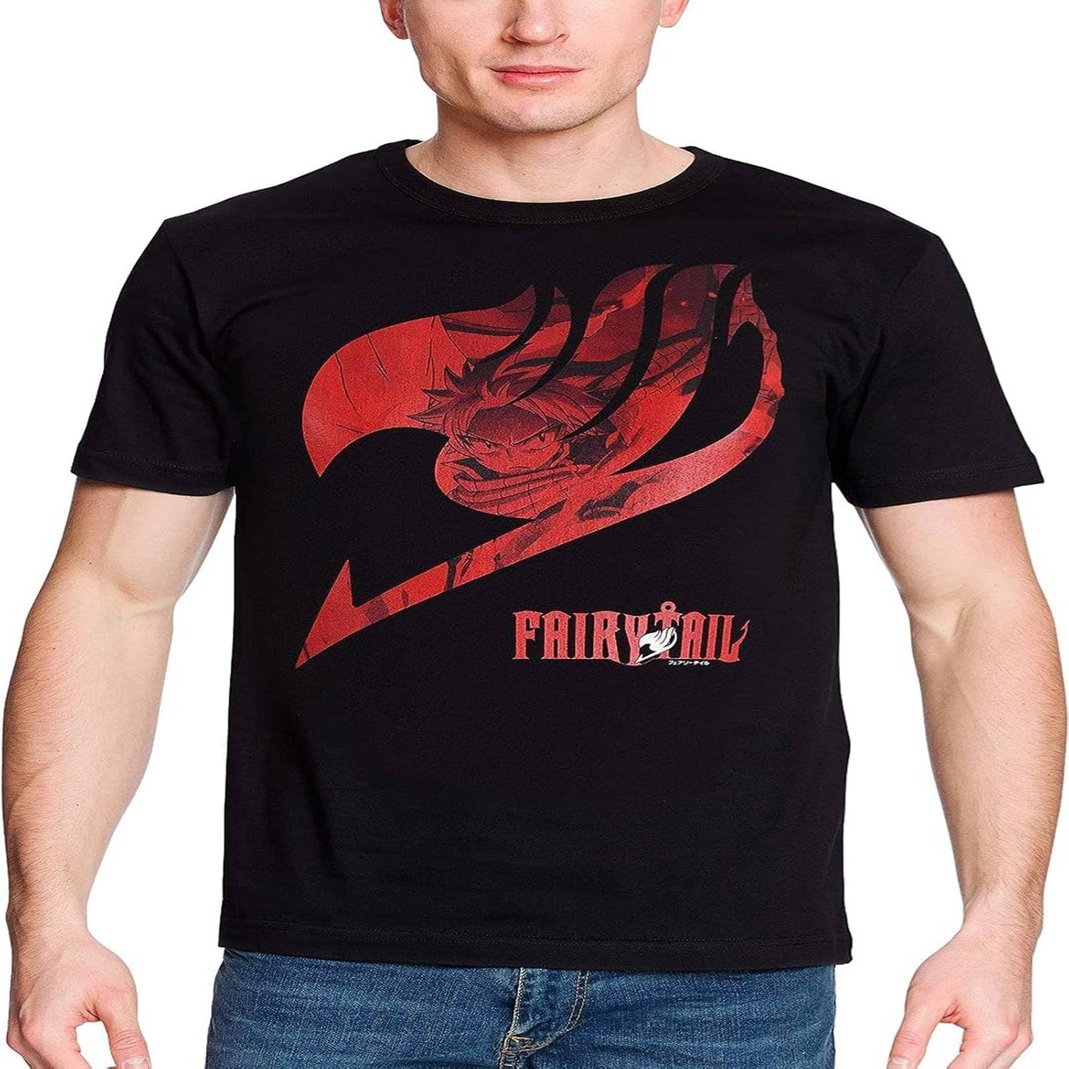 Lightn Cotton Division Fairy Tail T Shirt Fairy Tail Logo S чёрный