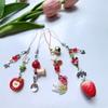 3D Fruit Phone Pendant Lanyard Strap Chain Bracelet For Airpods Bracelet Charm Jewelry Short Rope
