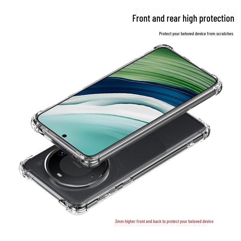 ESCASE Clear Airbag Case for Huawei Mate 60