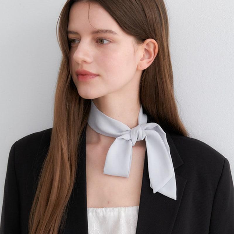 

OVLA marshmallow scarf_3color SC004 black