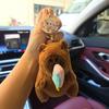 Simpatico Cartone Animato Capibara Cordoncino Gelato Fragola Peluche Poupée Giocattolo Ciondolo Portachiavi Zaini Ornamenti da Appendere