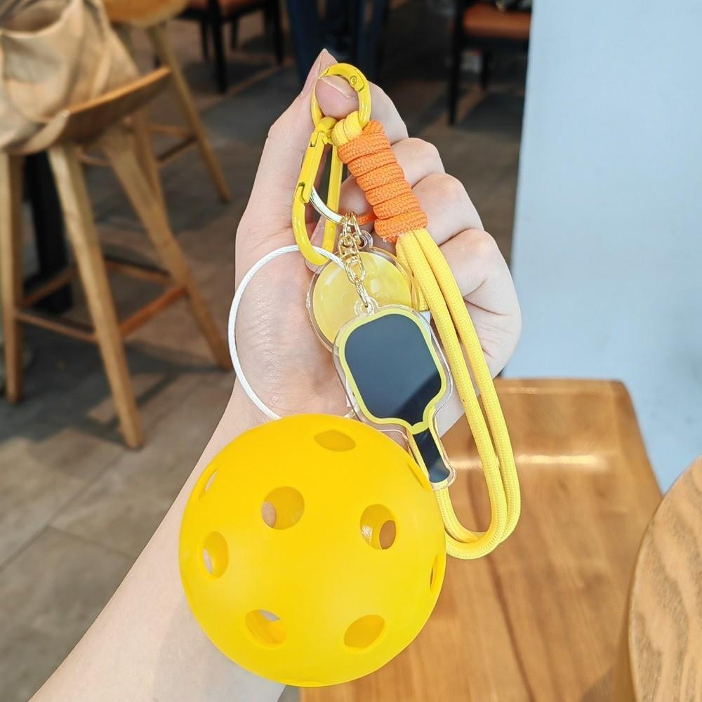 

Acrylic Pickleball Racket Pendant Detachable Fitness Series Pendant Bag Accessories 05