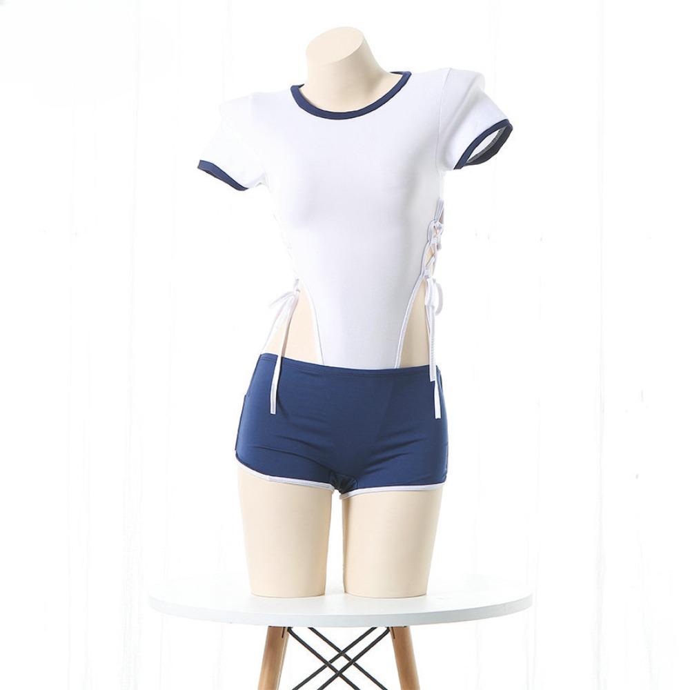 Maid Uniform Women Evening Dress Japan Popular Anime Role Play Costumes Animation Show Short Skirt Sleeveless Swimsuit Hollow