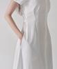Musinsa Standard Woman Women'S Poplin Puff Sleeve Long Dress [White]