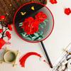 Double-Sided Round Fan with Suzhou Embroidery for Hanfu or Qipao