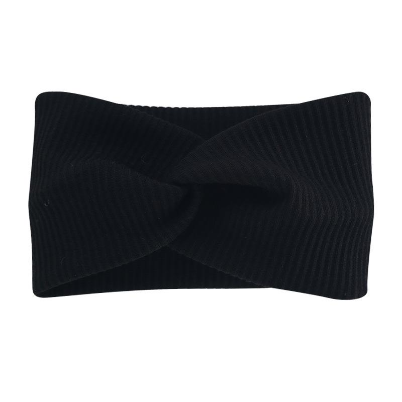 Bohemian Sports Wide Headband Threaded Cotton Cross Yoga Sports Stretch Headband