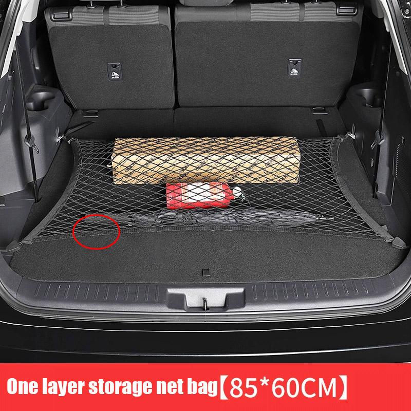 For Toyota RAV4 XA50 2024 2025 Car Trunk Mesh Bag Luggage Fixed Storage Mesh Nylon Material