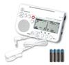 Metronome and Tuner Pickup Microphone Special Pack STH200WHSP with 4 AA Batteries