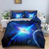 3D Psychedelic Geometric Duvet Cover Set - Digital Print Double Bed - Available In 3 or 4-Piece Sets